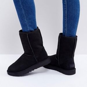 UGG AUSTRALIA Black Short Boots